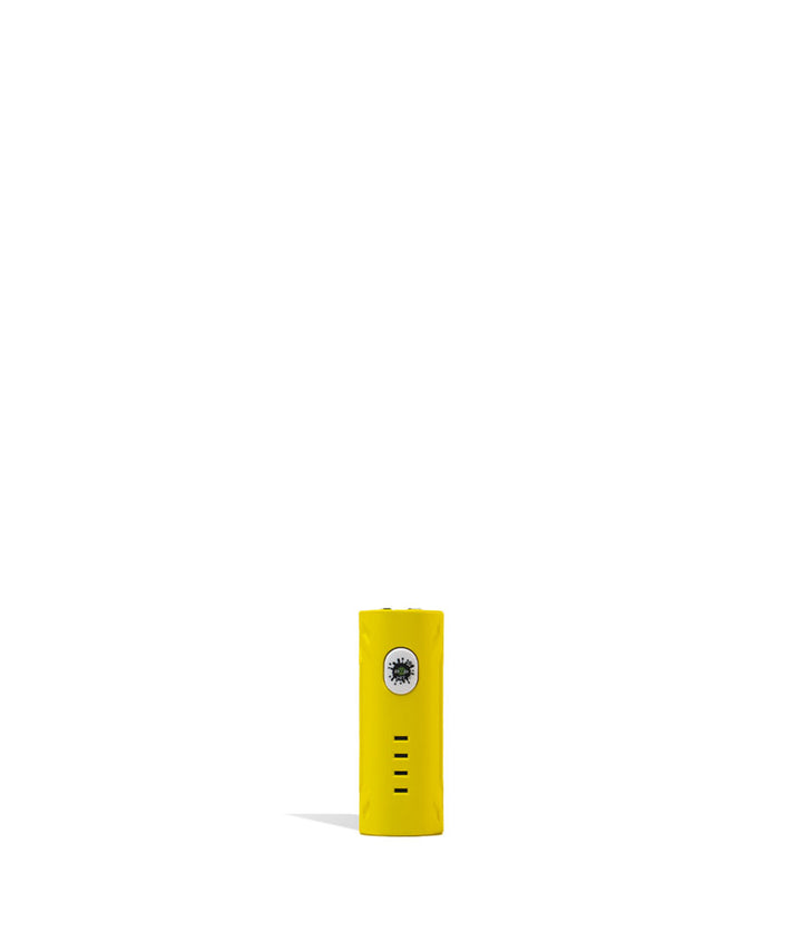 Yellow POP Hit 400mah VV Cartridge Vaporizer 10pk Front View on White Background