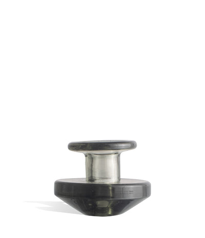 Black Puffco Peak Carb Cap and Tether Directional Ball Cap on white background