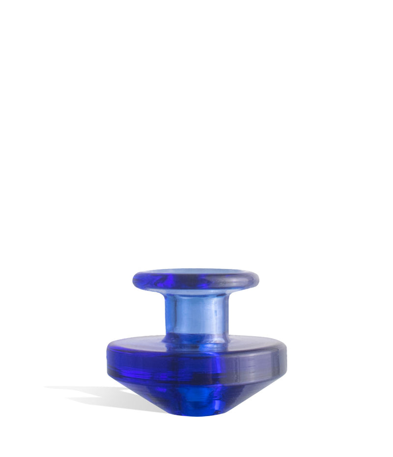 Blue Puffco Peak Carb Cap and Tether Directional Ball Cap on white background