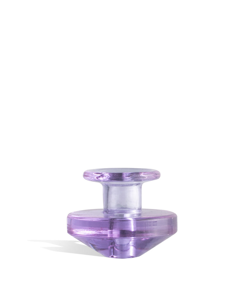 Purple Puffco Peak Carb Cap and Tether Directional Ball Cap on white background
