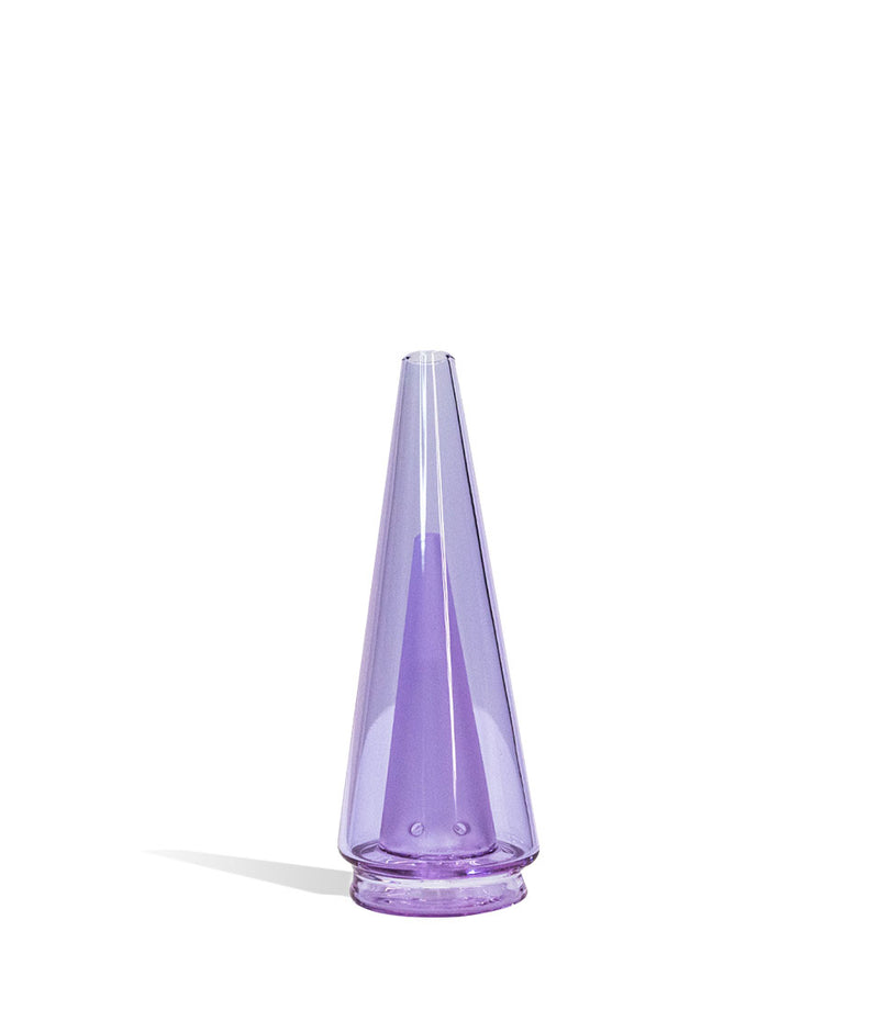Purple Puffco Peak Pro Glass Front View on White Background