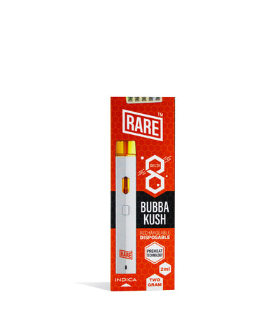 Bubba Kush Rare Bar 2G D8 Disposable on white background