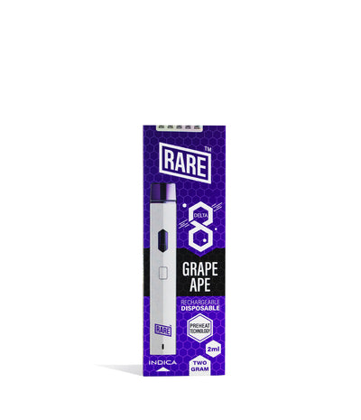 Grape Ape Rare Bar 2G D8 Disposable on white background