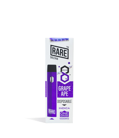Grape Ape Rare Bar 1g D8 Disposable on white background