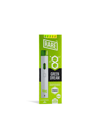 Green Dream Rare Bar 2G D8 Disposable on white background