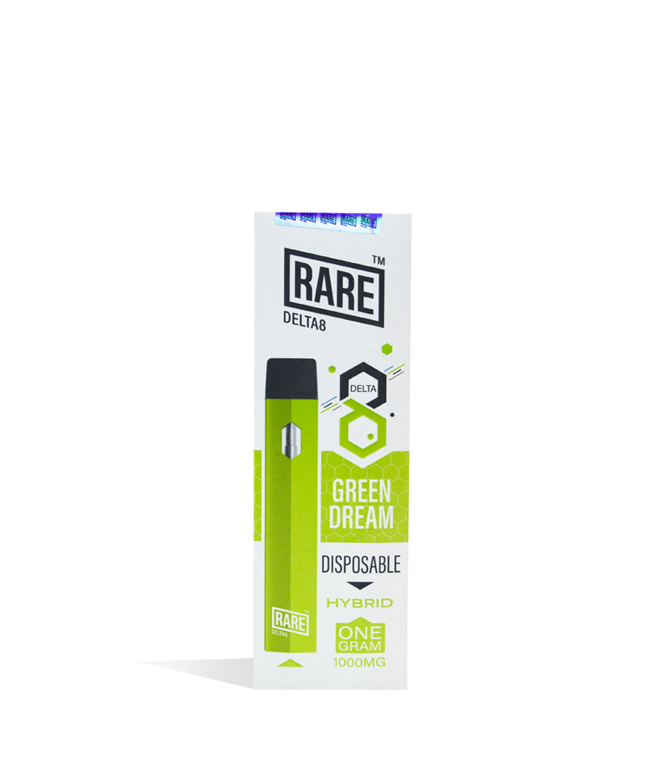 Green Dream Rare Bar 1g D8 Disposable on white background