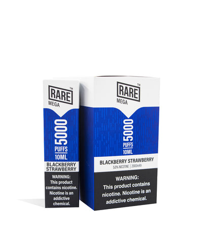 Blackberry/Strawberry Rare Mega Disposable Device 10pk on white studio background