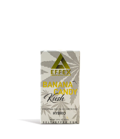 Banana Candy Kush Delta Effex 1g D8 Cartridge on white background