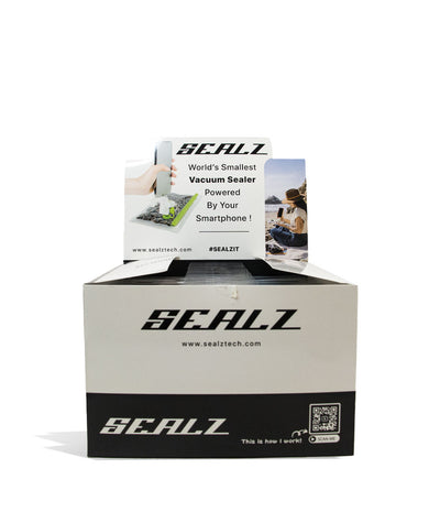 Sealz Essentials Phone Vacuum Sealer Kit 12pk Front View on White Background
