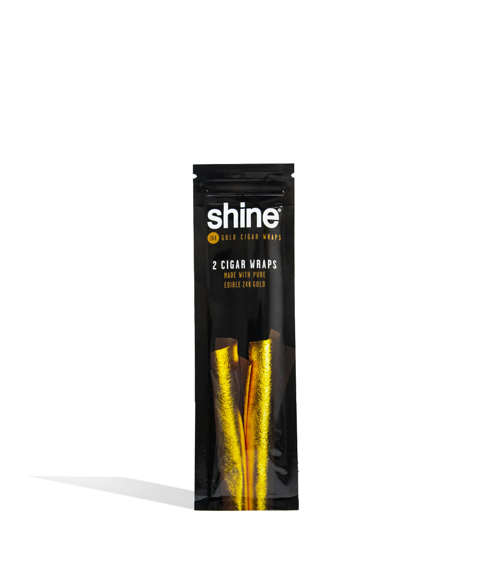 2pk Shine 24K Gold Cigar Wraps 24pk on white background