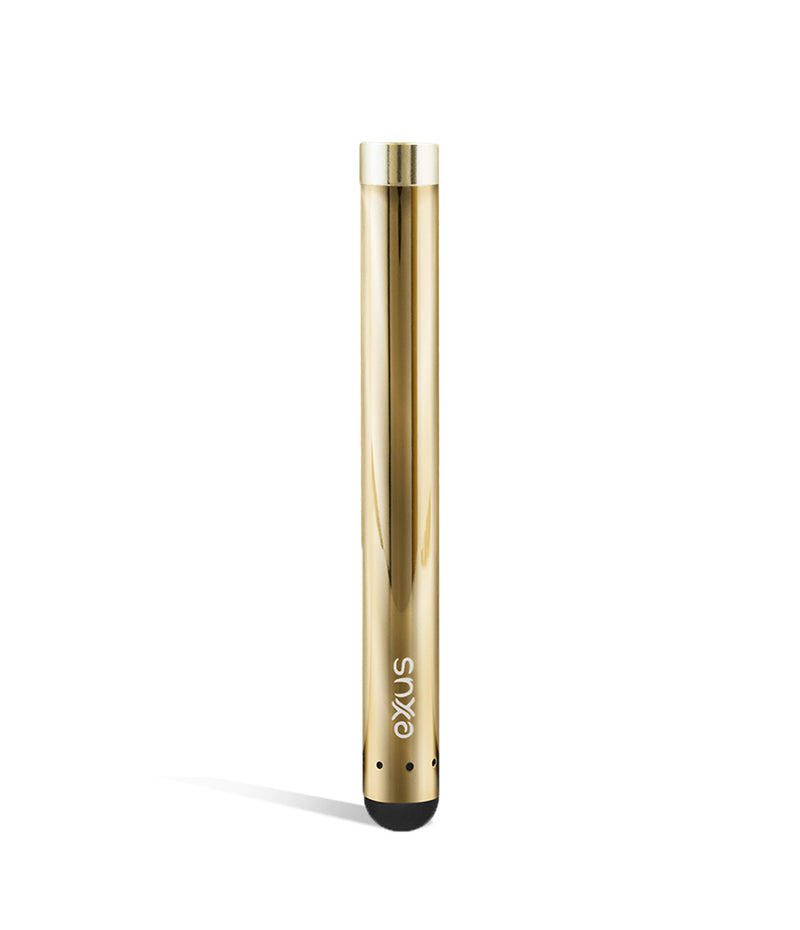 Gold Front view Wulf Mods Micro Plus Cartridge Vaporizer on white background