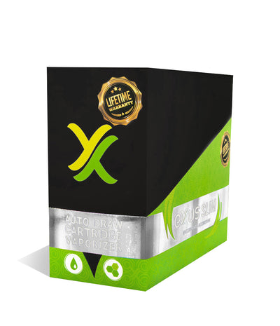Silver Exxus Vape Slim Auto Draw Cartridge Vaporizer 12pk on white background