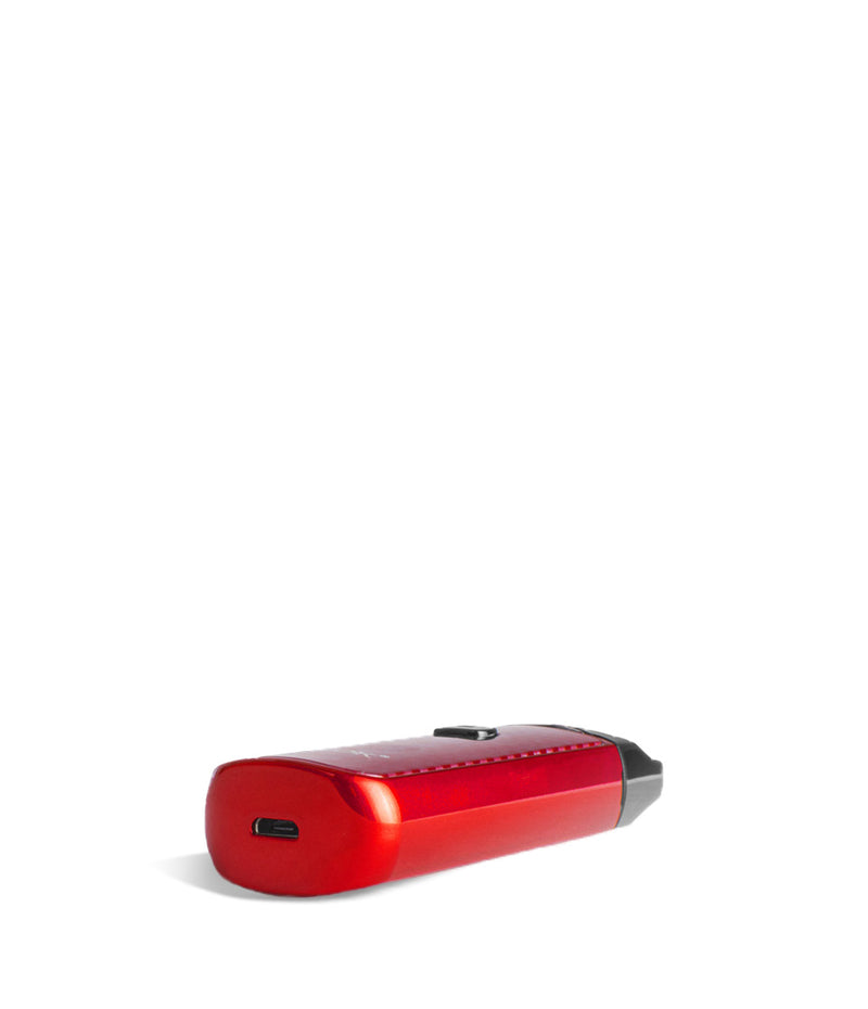 Red bottom view SMOK Nord 1100 mAh Starter Kit on white studio background