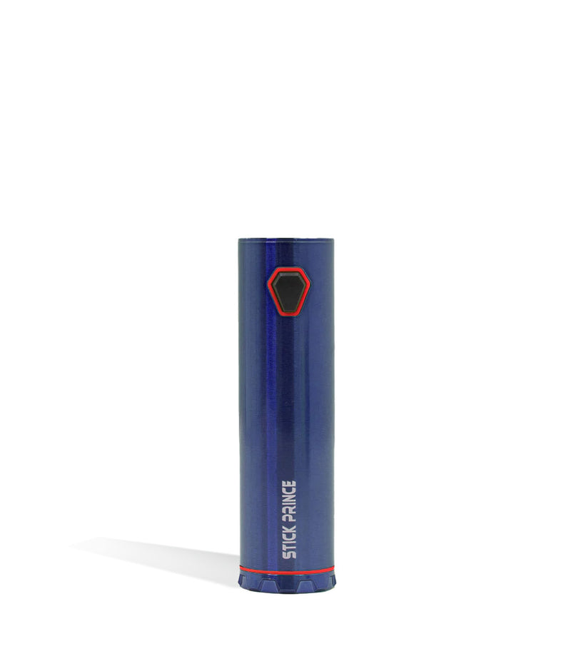 Blue front view SMOK Stick Prince Battery on white studio background