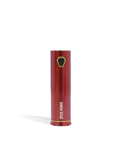 Red front view SMOK Stick Prince Battery on white studio background