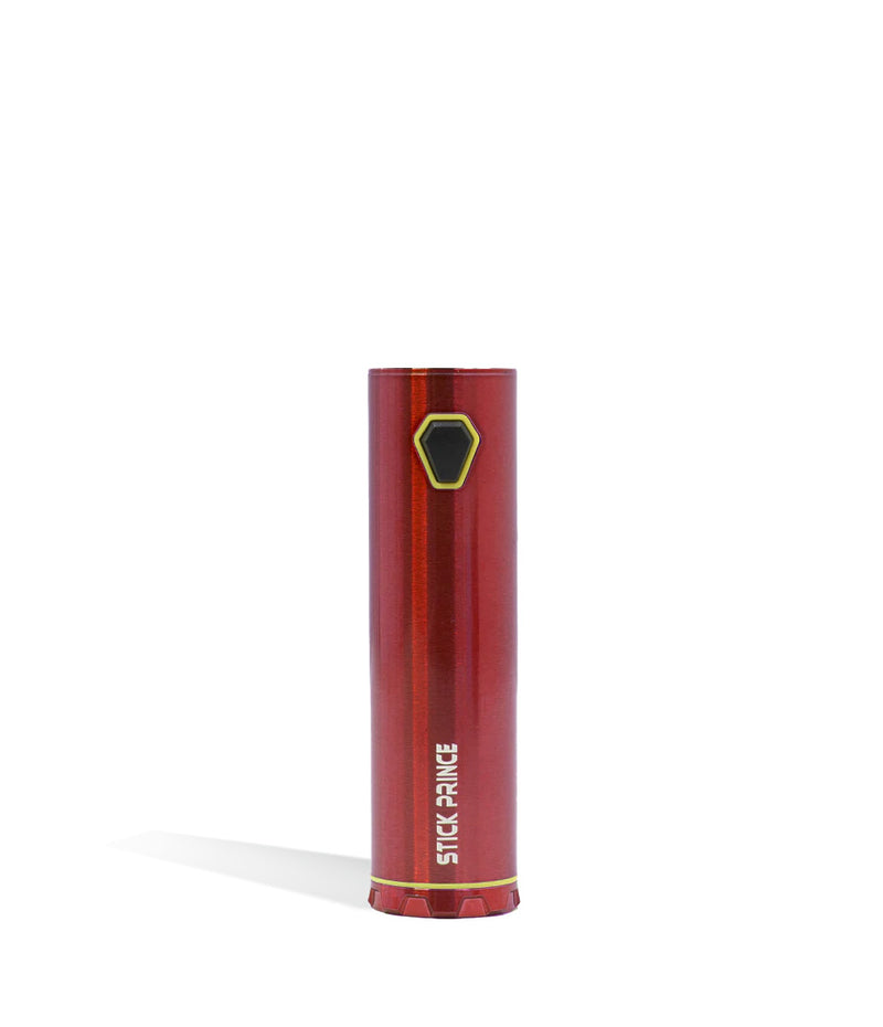 Red front view SMOK Stick Prince Battery on white studio background