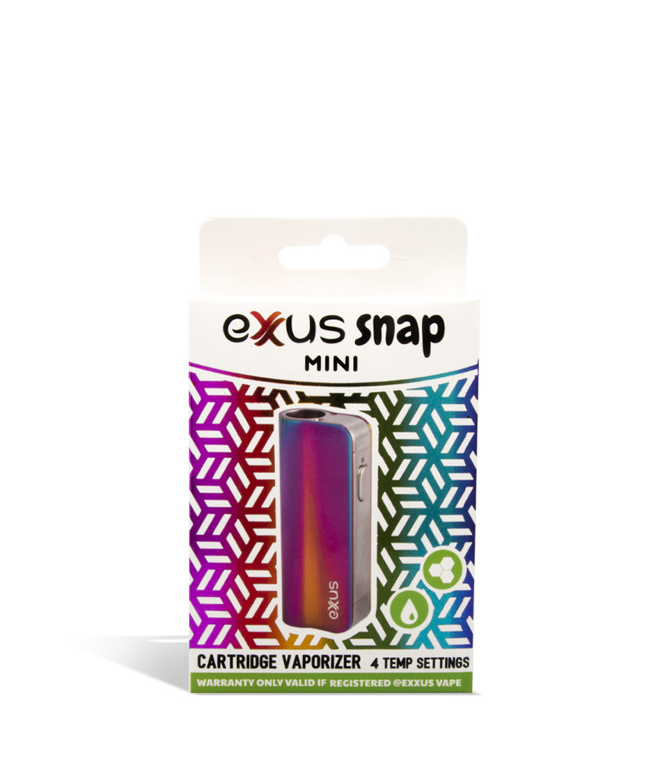 Full Color single pack Exxus Vape Snap VV Mini Concentrate Vaporizer 12pk on white background