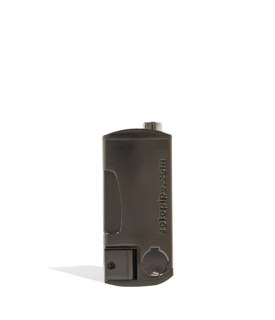 Gunmetal front view SoloPipe Original Hand Pipe on white studio background