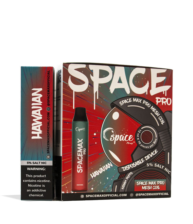 Hawaiian Space Max Pro Mesh Coil 4500 Puff Disposable 10pk Front View on White Background