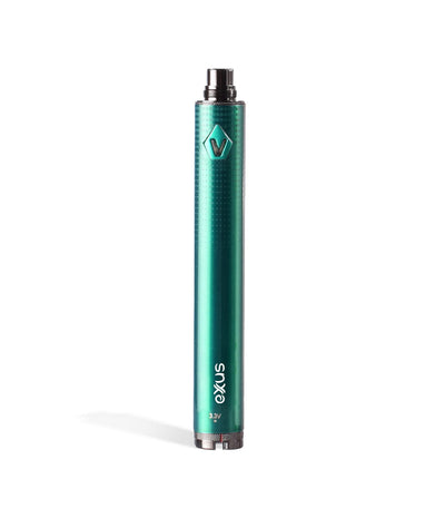 Green Exxus Vape Spinner V2 Battery on white background