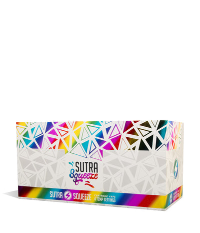 Full Color front view Sutra Vape Squeeze Cartridge Vaporizer 6pk on white background