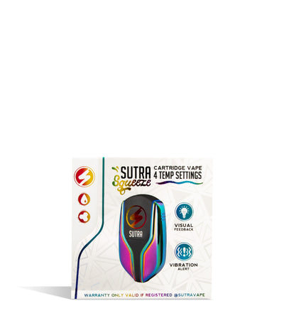 Full Color single pack Sutra Vape Squeeze Cartridge Vaporizer 6pk on white background