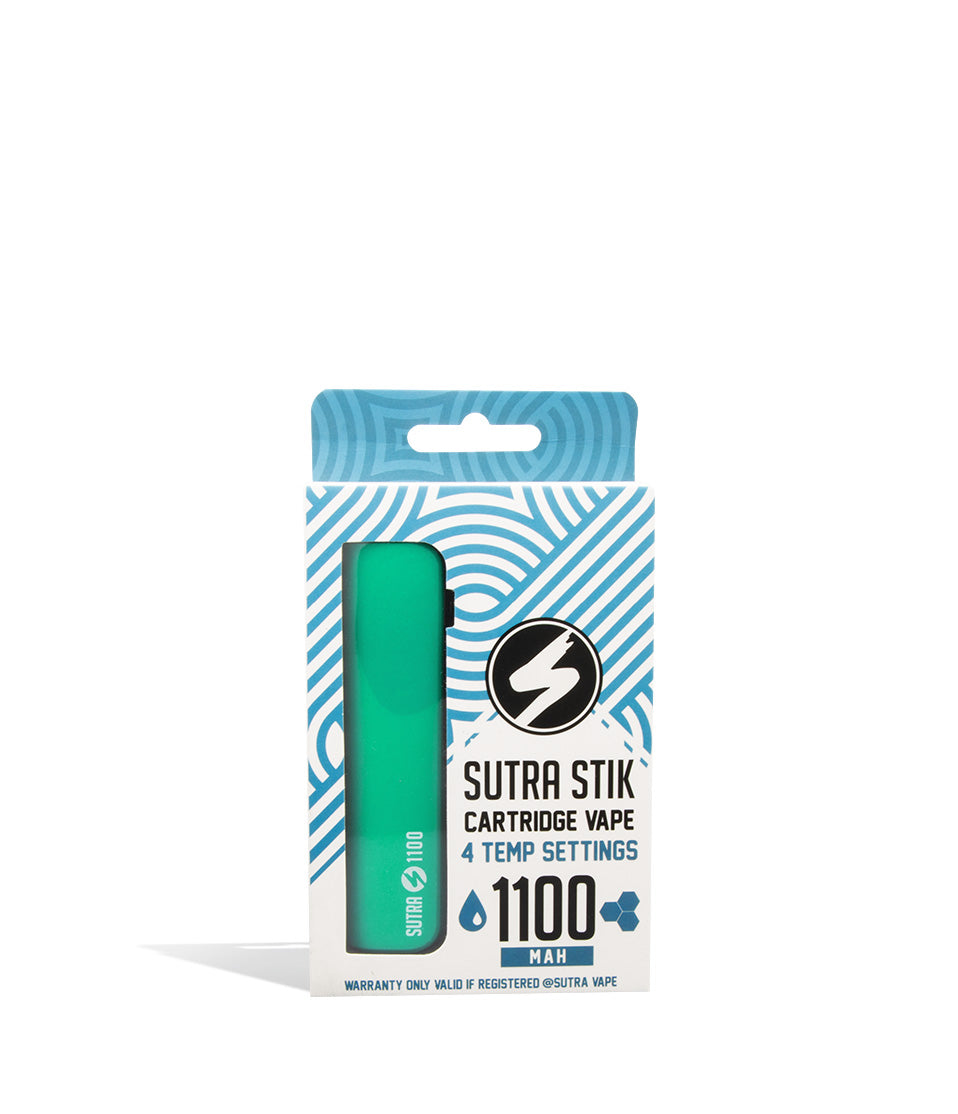 Green single pack Sutra Vape STIK 1100 Cartridge Vaporizer 12pk