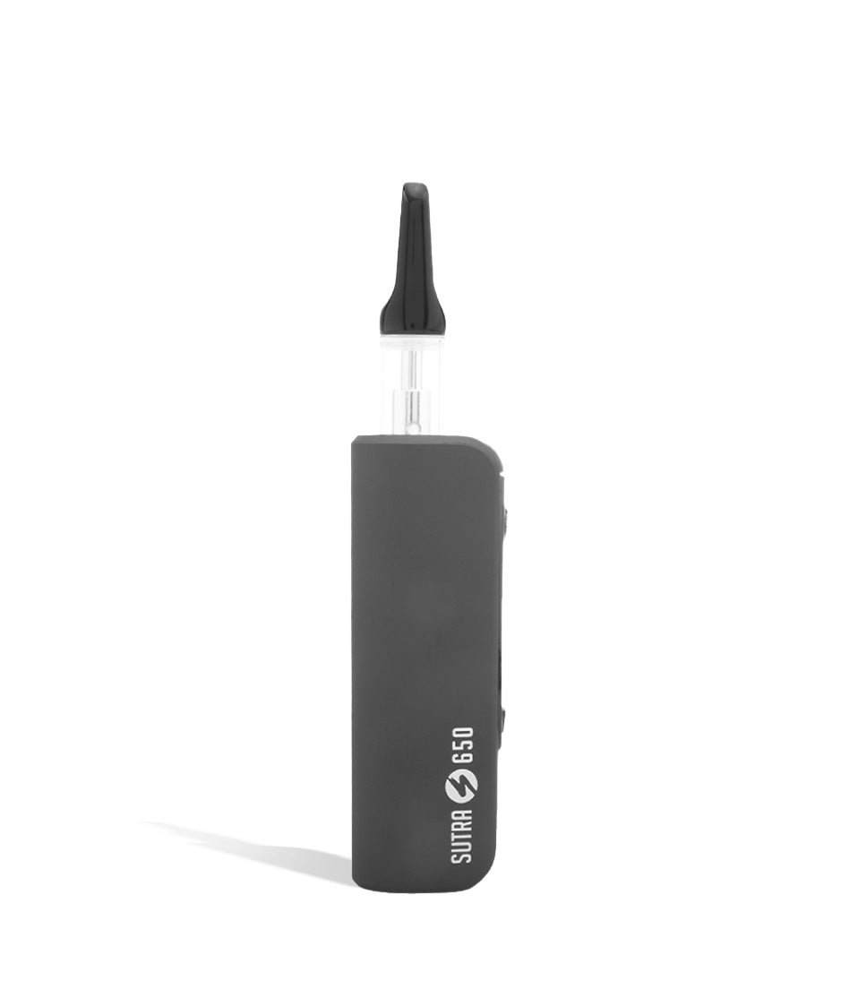 Charcoal Front view Sutra Vape STIK 650 Cartridge Vaporizer on white background