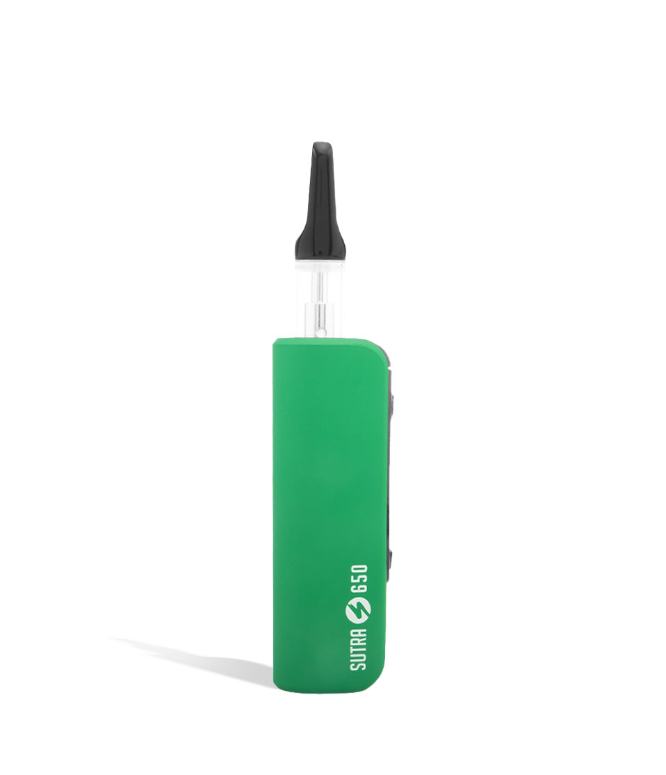 Green Front Sutra Vape STIK 650 Cartridge Vaporizer on white background