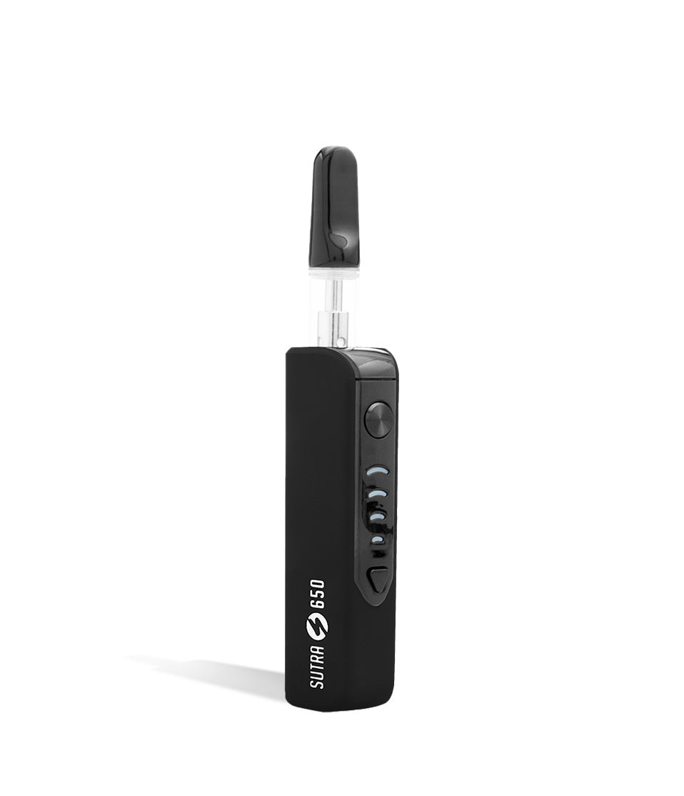 Black Sutra Vape STIK 650 Cartridge Vaporizer on white background