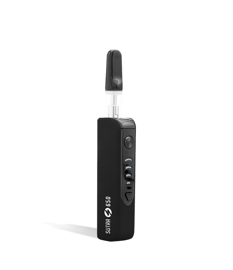 Black Sutra Vape STIK 650 Cartridge Vaporizer on white background