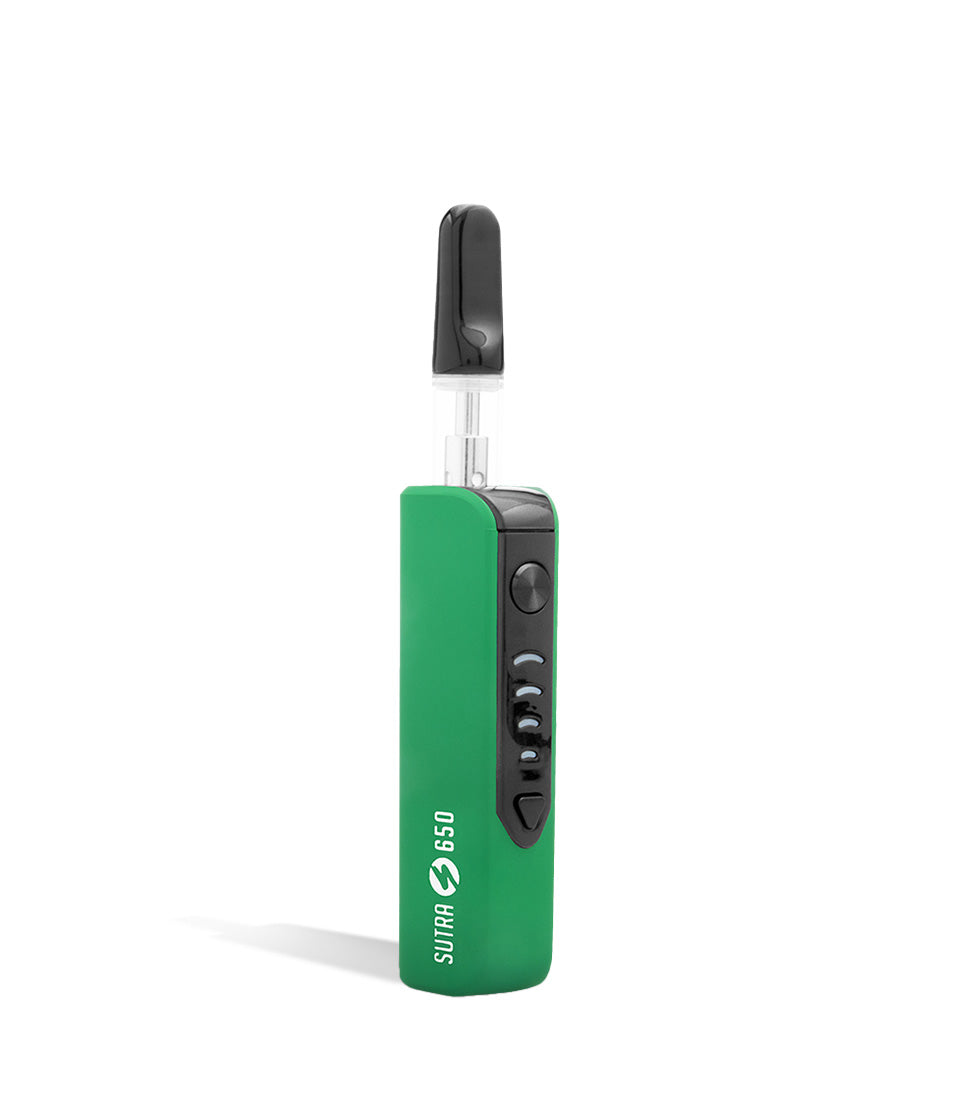 Green Sutra Vape STIK 650 Cartridge Vaporizer on white background