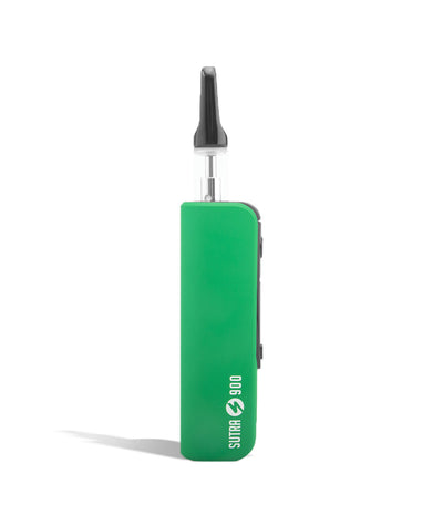 Green side view Sutra Vape STIK 900 Cartridge Vaporizer on white studio background