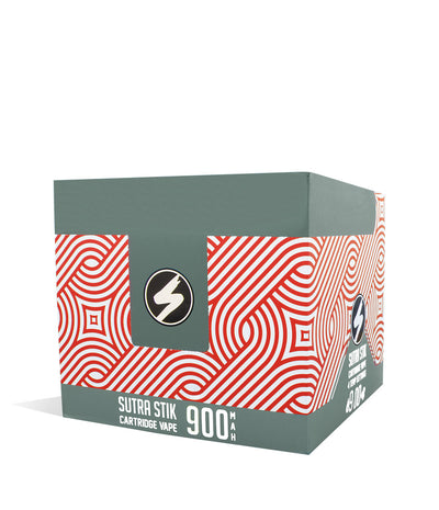 Charcoal front view Sutra Vape STIK 900 Variable Voltage Cartridge 12pk on white background