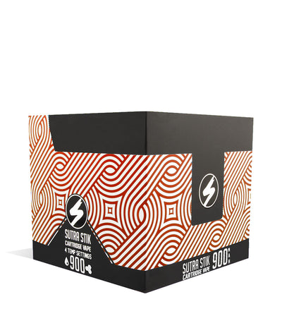 Black side view Sutra Vape STIK 900 Variable Voltage Cartridge 12pk on white background