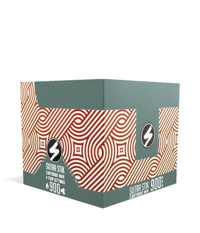 Charcoal side view Sutra Vape STIK 900 Variable Voltage Cartridge 12pk on white background