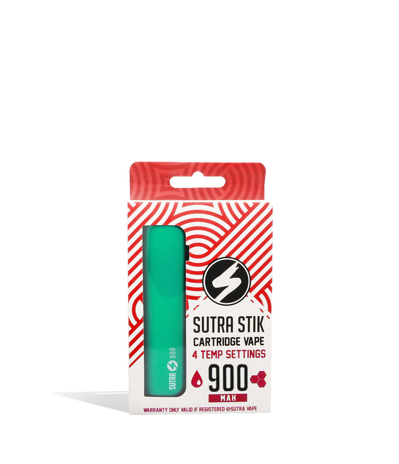 Green single pack Sutra Vape STIK 900 Variable Voltage Cartridge 12pk on white background