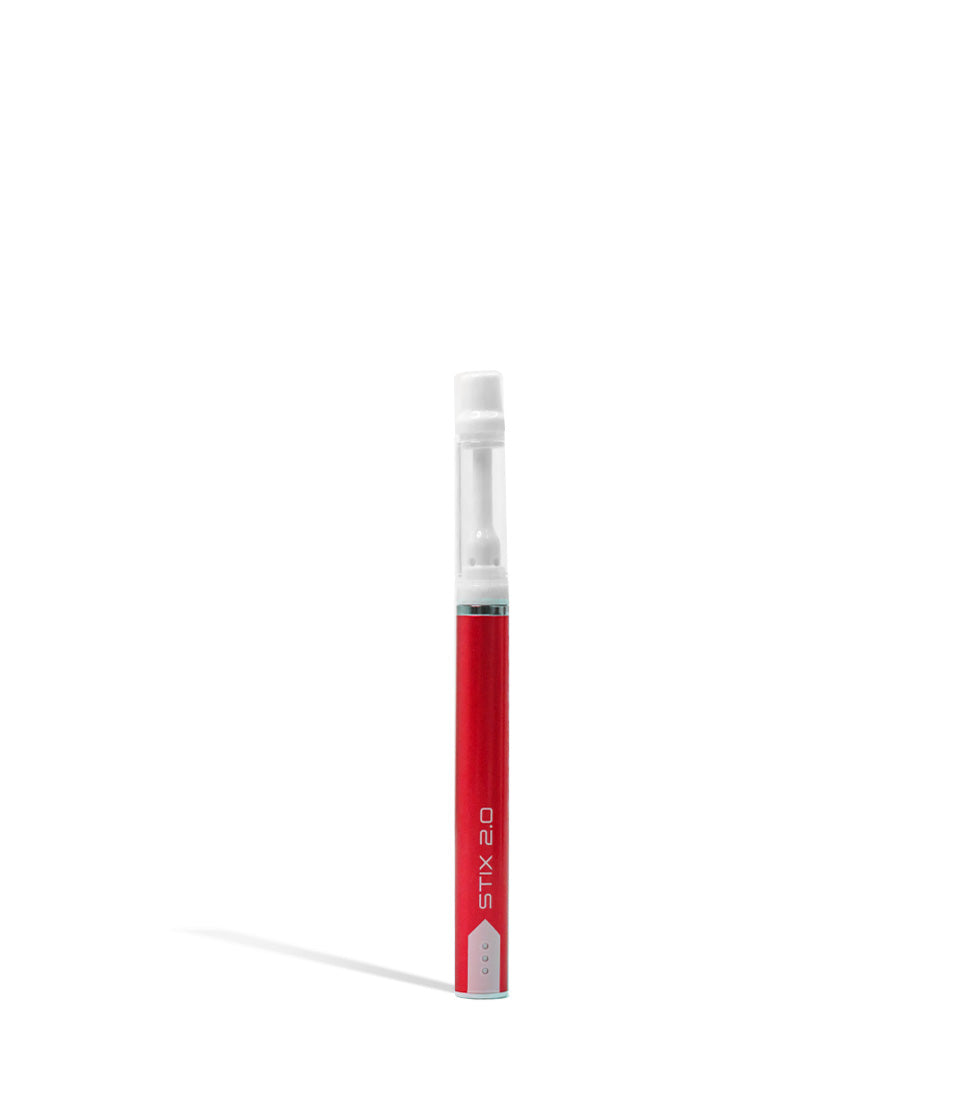 Red Yocan STIX 2.0 Auto Draw Concentrate Vaporizer 10pk on white background