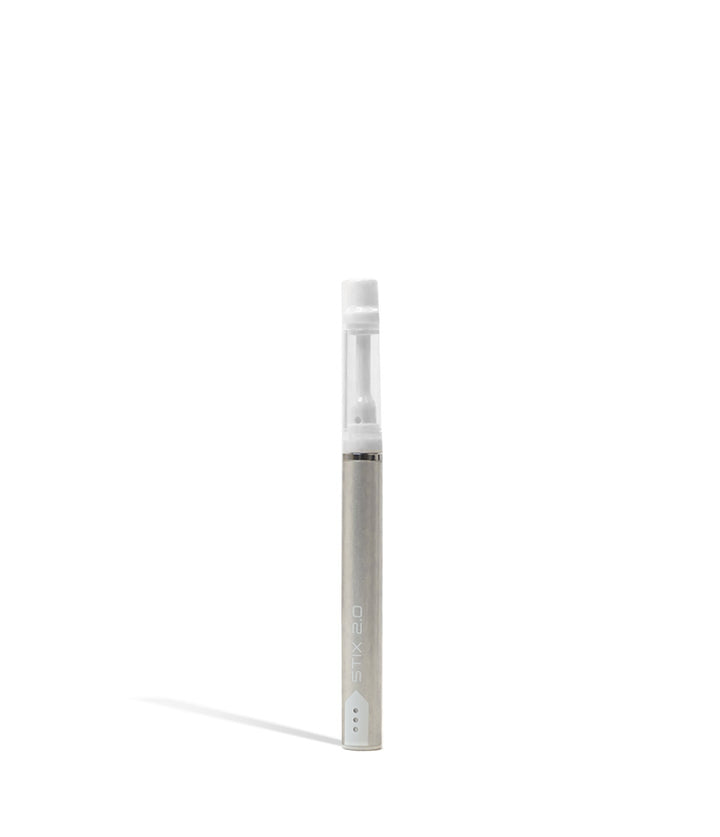 Silver Yocan STIX 2.0 Auto Draw Concentrate Vaporizer 10pk on white background