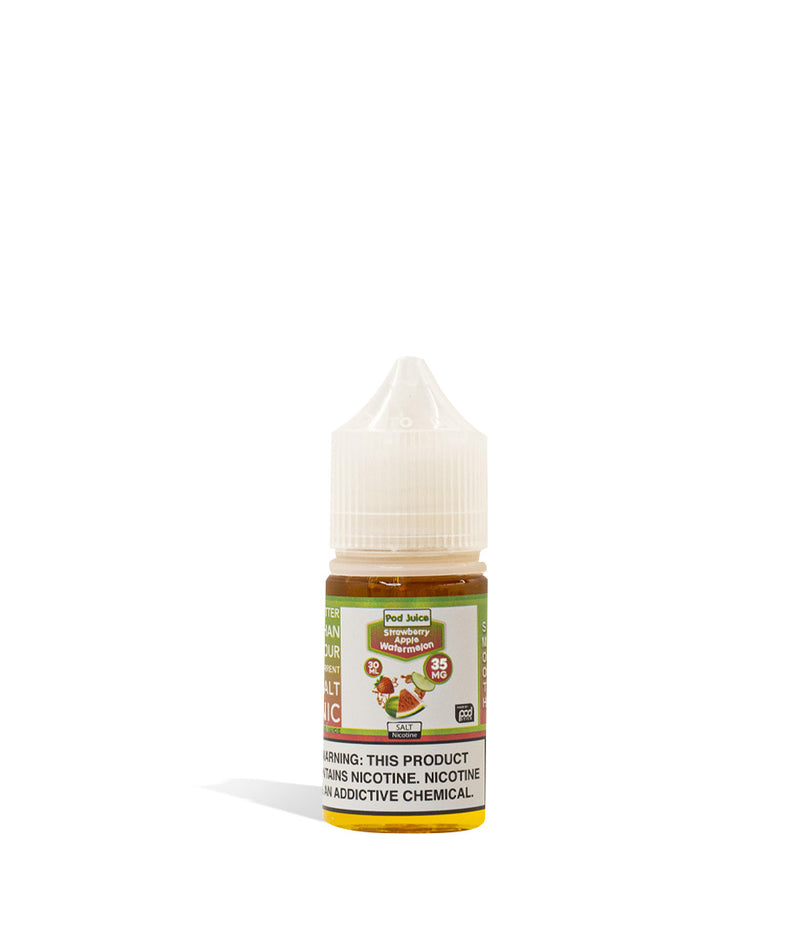 Strawberry Apple Watermelon Pod Juice Salt Nicotine 30ML 35MG on white background