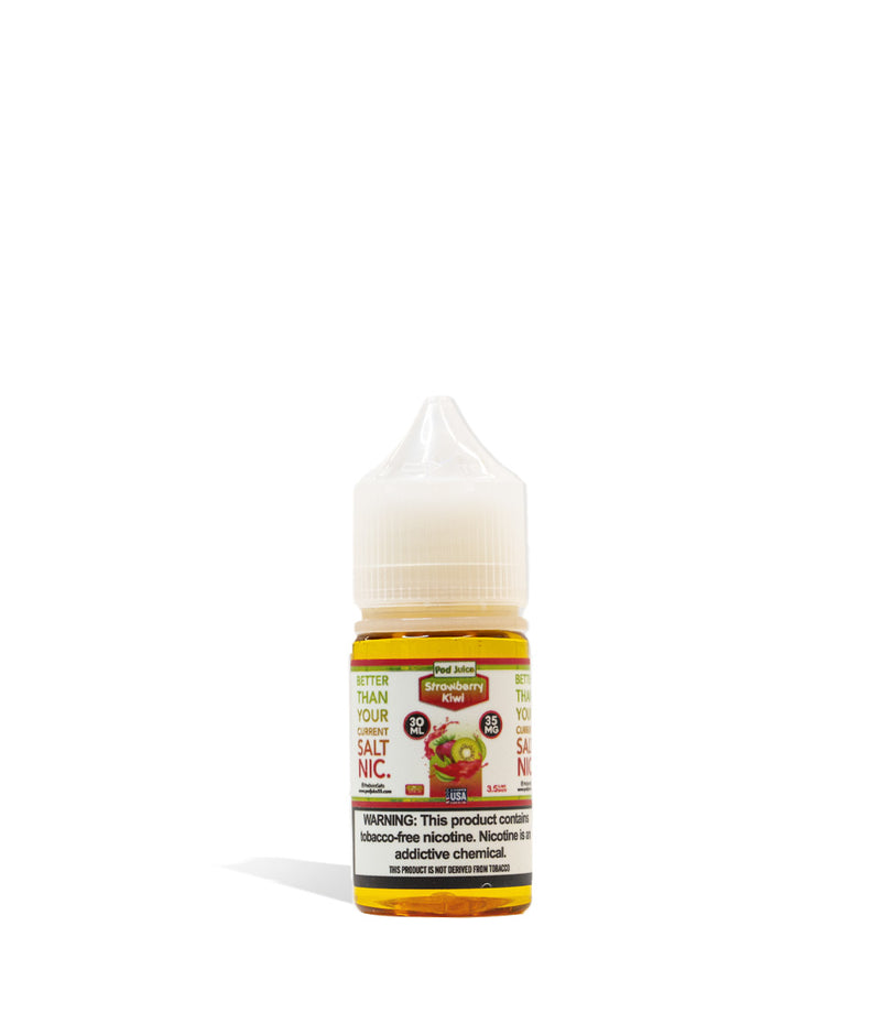 Strawberry Kiwi Pod Juice Salt Nicotine 30ML 35MG on white background