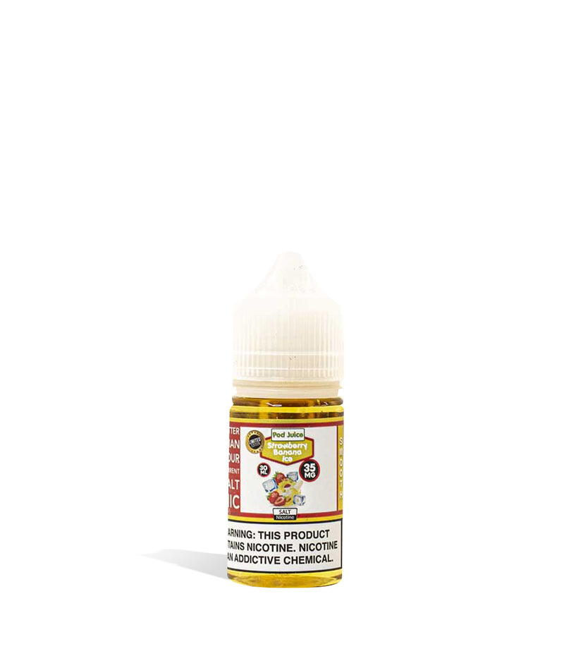 Strawnana Ice Pod Juice Salt Nicotine 30ML 35MG on white background