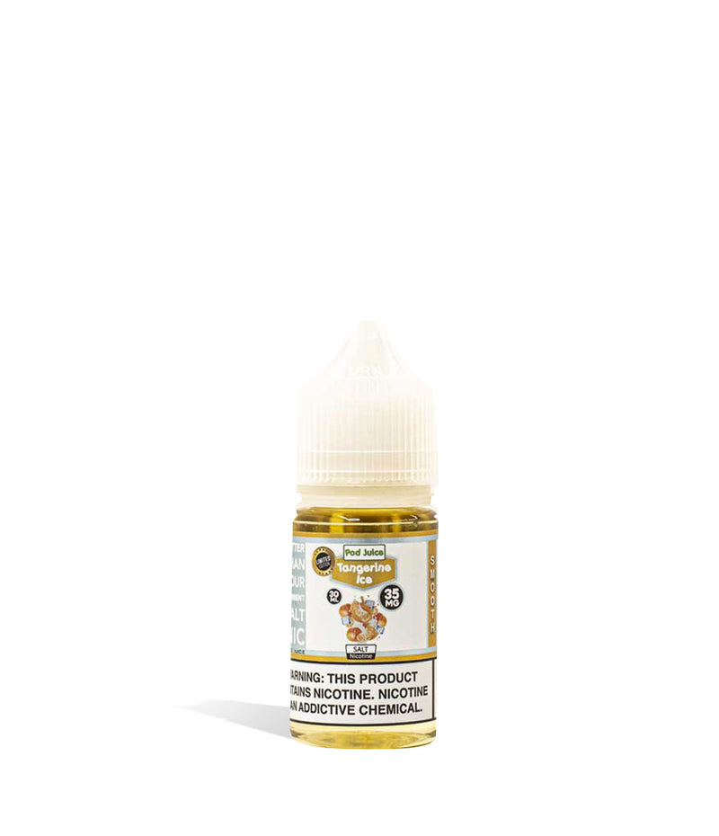 Tangerine Ice Pod Juice Salt Nicotine 30ML 35MG on white background