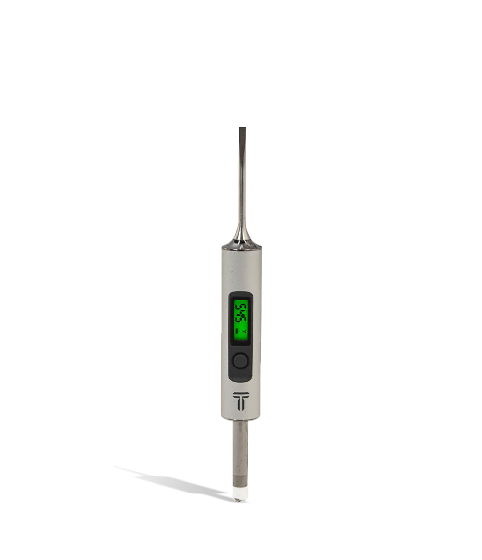 Silver Terpometer Digital Thermometer on white background
