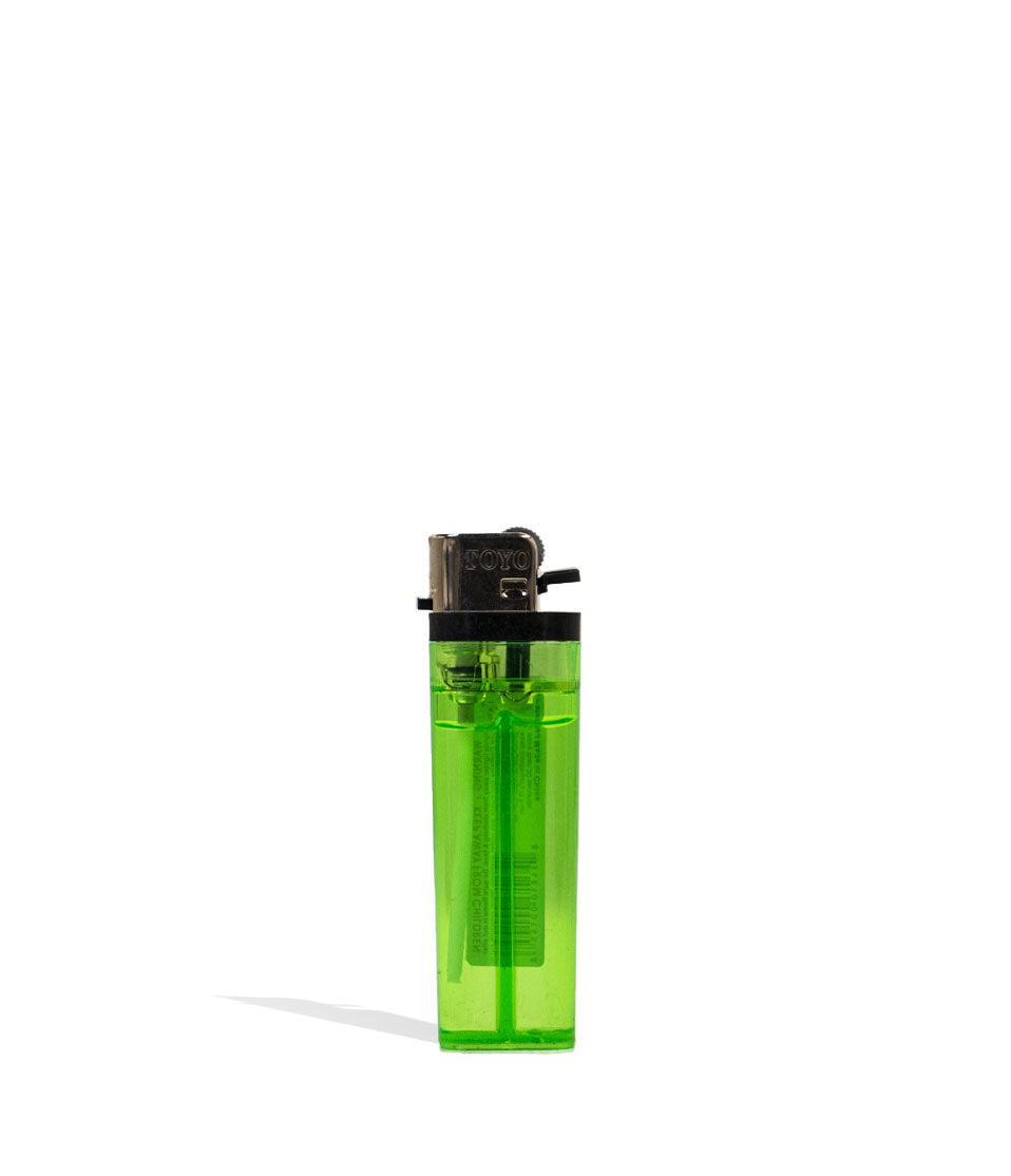 Green Toyo Lighter 50pk Front View on White Background