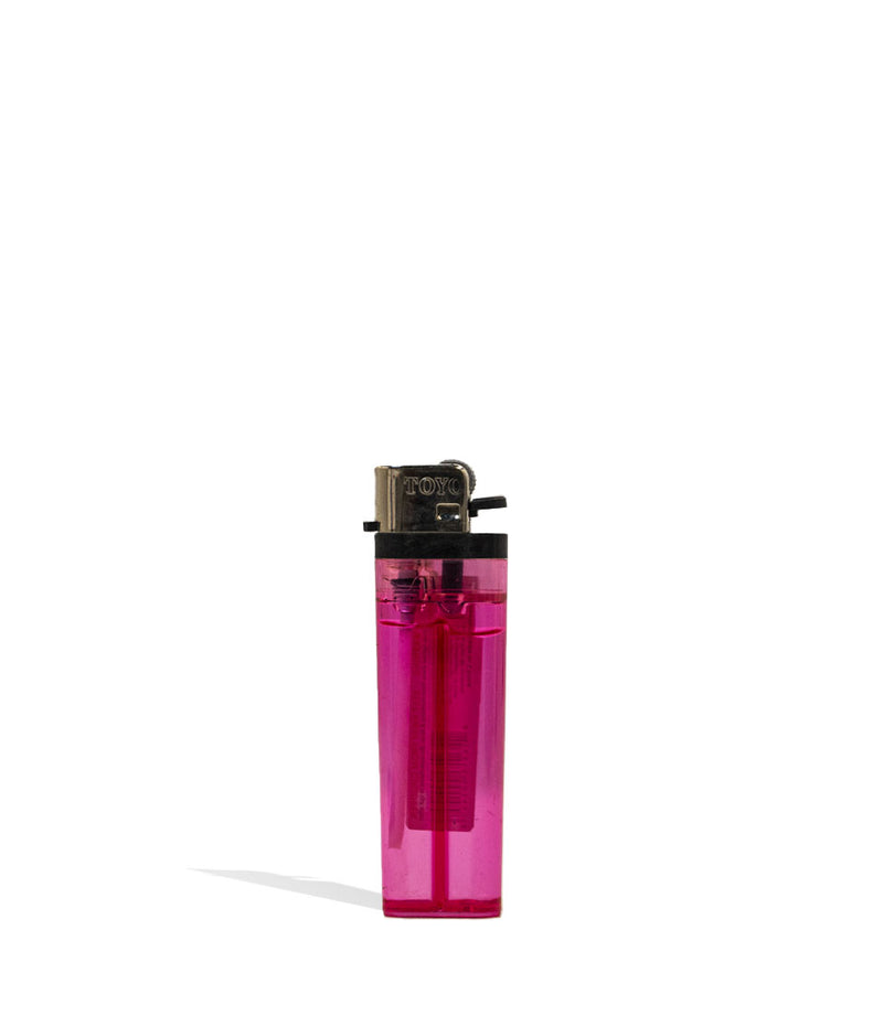 Pink Toyo Lighter 50pk Front View on White Background