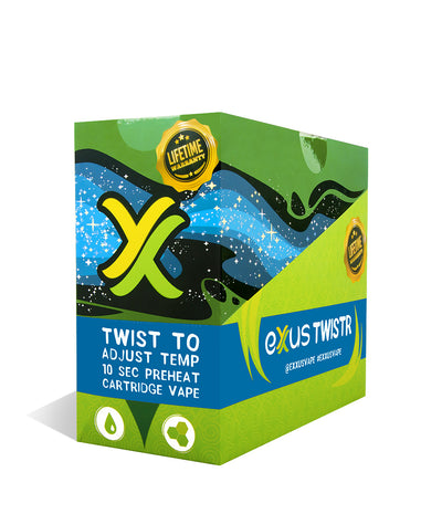 Cosmic Blue Exxus Vape Twistr Cartridge Vaporizer 12pk on white background
