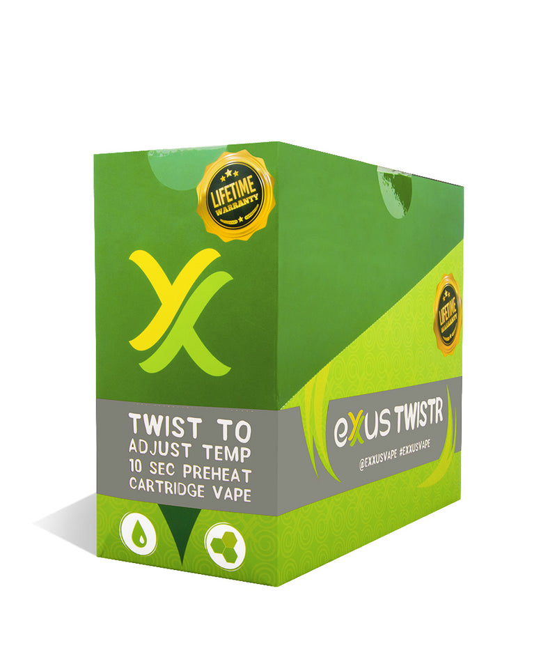 Gunmetal Exxus Vape Twistr Cartridge Vaporizer 12pk on white background
