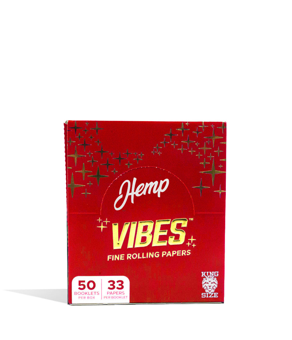 Hemp King size Vibes Fine Rolling Papers Papers 50pk of 33 in white background