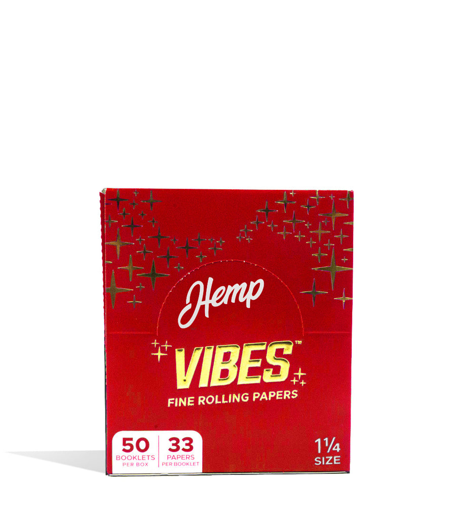Hemp 1 1/4 Vibes Fine Rolling Papers Papers 50pk of 33 in white background